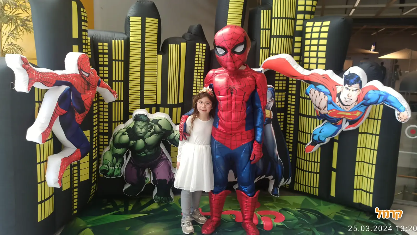 הפעלות לימי הולדת עם ספיידרמן